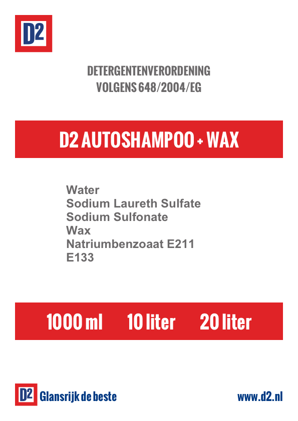 Detergent - Autoshampoo en wax